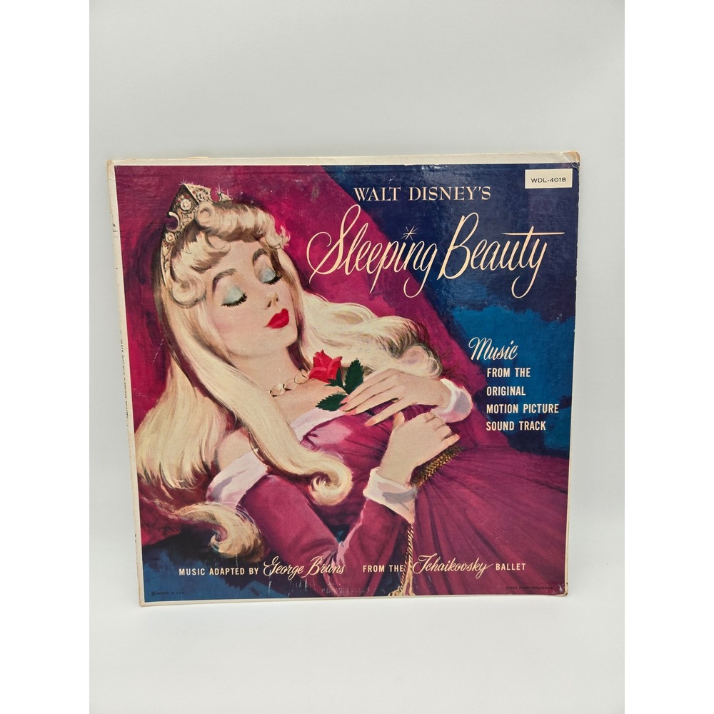 1959 Sleeping Beauty Soundtrack Vinyl LP WDL-4018 George Bruns Disney ORIGINAL